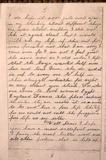 1914-William George McNeight writing home to his parents.