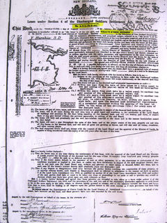 William Magnus Peterson-Lease under Sect.4 of the Discharged Soldiers Settlement Act 1915