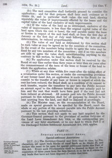 #15 Land Act 1924